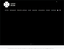 Tablet Screenshot of luckymiam.com